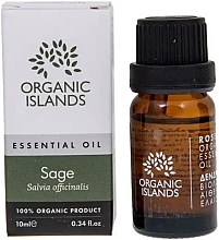 Духи, Парфюмерия, косметика Эфирное масло "Шалфей" - Organic Islands Sage Essential Oil