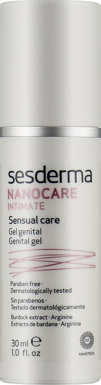 Гель для інтимних ділянок тіла - SesDerma Laboratories Nanocare Intimate Gel Stimulating — фото N1