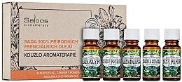 Набір ефірних олій, 5 продуктів - Saloos Aromatherapy Magic Set — фото N1