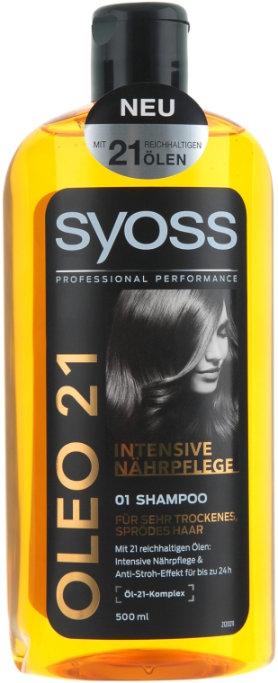 Шампунь для сухого і ламкого волосся - Syoss Oleo Intense Thermo Care