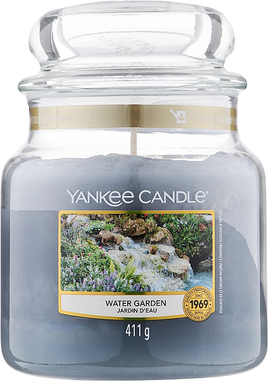 Ароматическая свеча в банке - Yankee Candle Water Garden — фото N1