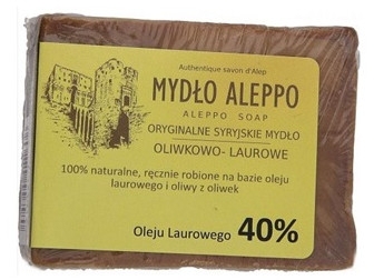 Традиційне сирійське мило, 40% лаврової олії - Biomika Aleppo Soap — фото N1