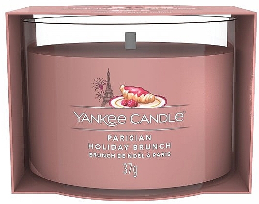 Ароматична мінісвічка в склянці - Yankee Candle Parisian Holiday Brunch — фото N1