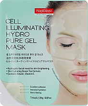 Духи, Парфюмерия, косметика Маска гидрогелевая для сияния лица - Purederm Cell Illuminating Hydro Pure Gel Mask
