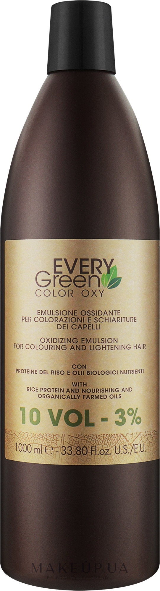 Противоаллергенный окислитель, 3% - Dicson Every Green Color OXY 10 Vol — фото 1000ml