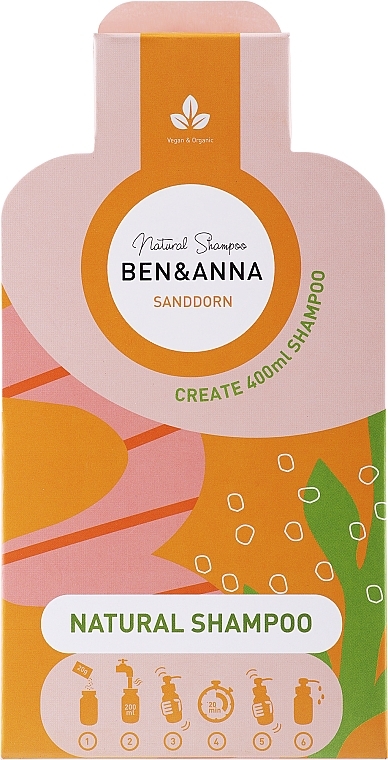 Основа для шампуню "Обліпиха" - Ben & Anna Shampoo Flakes Sanddorn — фото N1