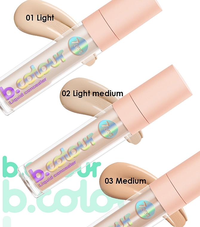 Рідкий консилер - 7 Days B.Colour Liquid Concealer — фото N2