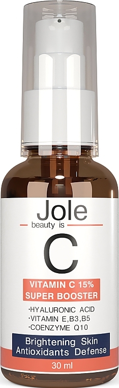 Сироватка-бустер для обличчя - Jole Vitamin C 15% Super Booster — фото N1