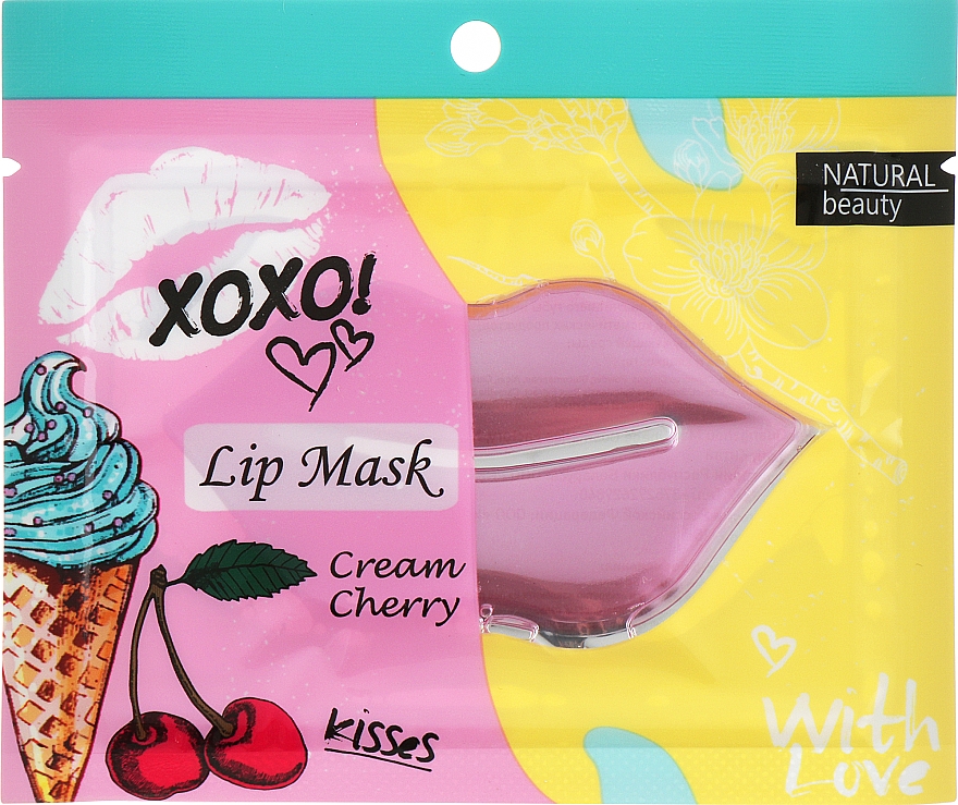 Патчи для губ с экстрактом вишни - Royal Brow Lip Patch Cream Cherry