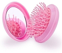 Компактная расческа, розовая - Martinelia Maze Hair Brush — фото N1