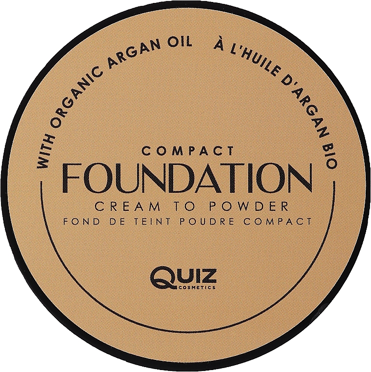 Компактна кремова пудра - Quiz Cosmetics Compact Foundation Cream To Powder — фото N2