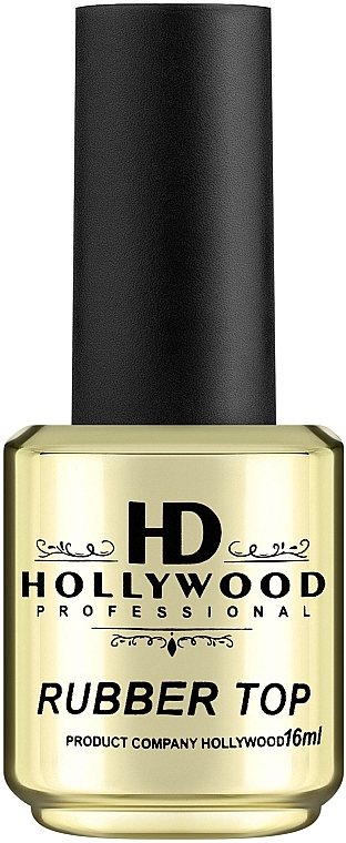 Топ для гель-лака, каучуковый - HD Hollywood Rubber Top Sticky — фото N2