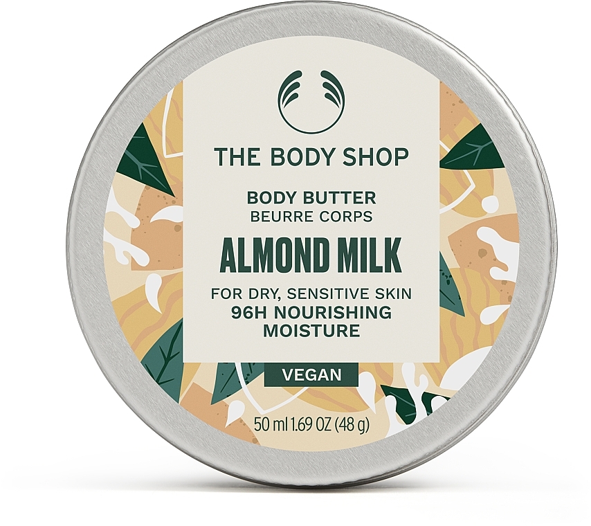 Масло для тіла «Мигдальне молочко» - The Body Shop Almond Milk Vegan Body Butter — фото N2