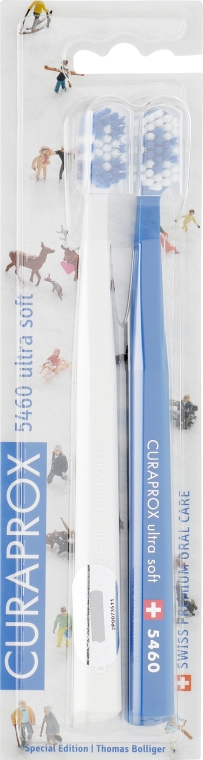 Набор зубных щеток CS 5460, ультрамягкие - Curaprox Ultra Soft Duo Winter Blue Edition — фото N1