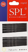 Парфумерія, косметика Невидимки для волосся фрезерні, 3020-0070, 7 см, чорні - SPL
