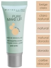 Духи, Парфюмерия, косметика Тональный крем - Maybelline New York Pure Make Up