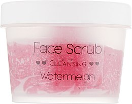 Очищувальний скраб для обличчя та губ "Кавун" - Nacomi Cleansing Face & Lip Scrub Watermelon — фото N2