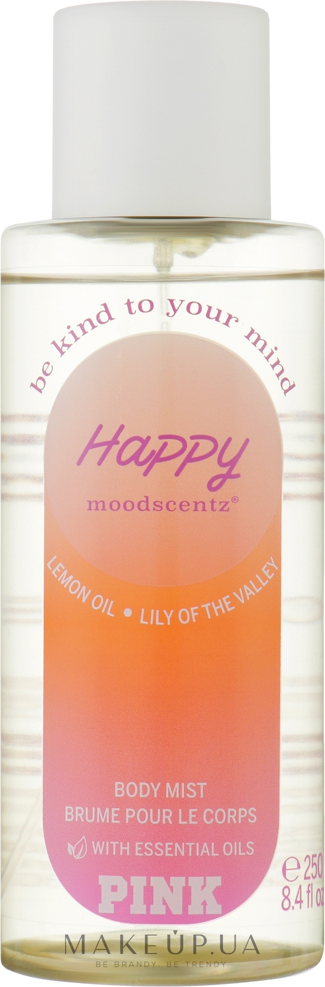 Парфюмированный мист для тела - Victoria's Secret Pink Happy Moodscentz — фото 250ml