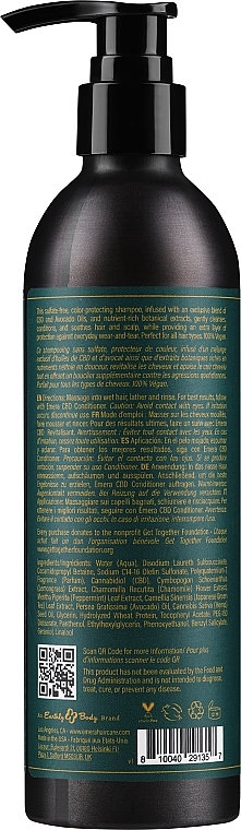 Шампунь для волос - Emera Nourishing CBD Shampoo — фото N2