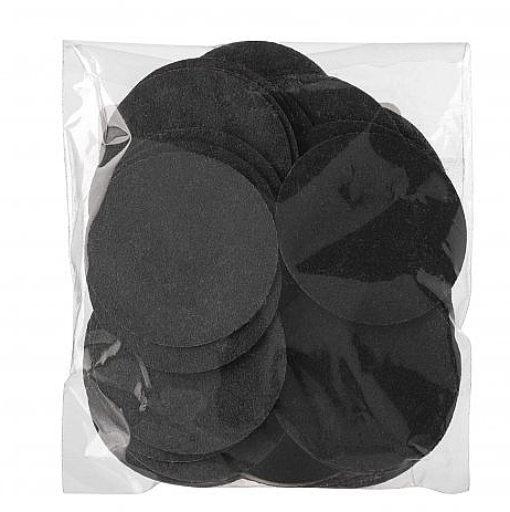 Металлический диск 26 мм, 320 грит без мягкой подкладки, черный - Kodi Professional — фото N3