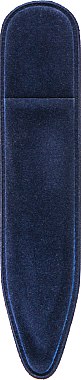 Пилка кришталева у чохлі зі шкіри 99-902, 90 мм, синя - SPL — фото N2