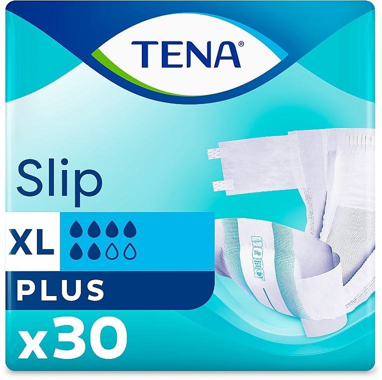 Подгузники для взрослых Slip Plus, Extra Large, 30 шт. - Tena — фото N1