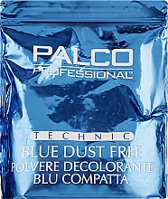 Порошок для осветления волос голубой - Palco Professional Technik Blue Dust Free — фото N1