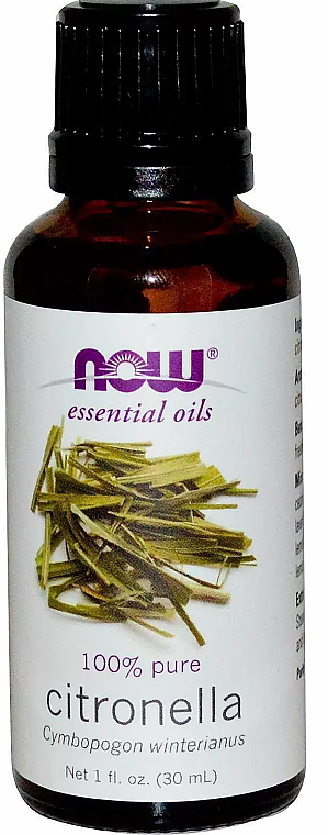 Эфирное масло цитронеллы - Now Foods Essential Oils 100% Pure Citronella — фото N1