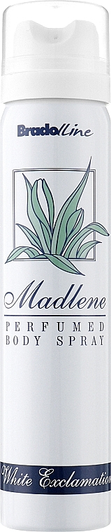 Дезодорант-спрей для тела - BradoLine Madlene White Exclamation Perfumed Body Spray — фото N1