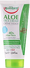 Духи, Парфюмерия, косметика Натуральный крем для лица с Алоэ вера - Equilibra Aloe Face Cream