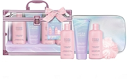 Парфумерія, косметика Набір, 6 продуктів - Baylis & Harding Jojoba, Vanilla & Almond Oil The Ultimate Beauty Case Gift Set