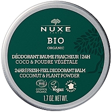 Духи, Парфюмерия, косметика Твердый дезодорант - Nuxe Bio Organic Fresh Balm Deodorant