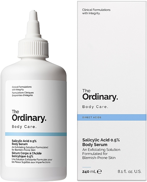 Відлущувальна сироватка для тіла - The Ordinary Salicylic Acid 0.5% Body Serum — фото N1