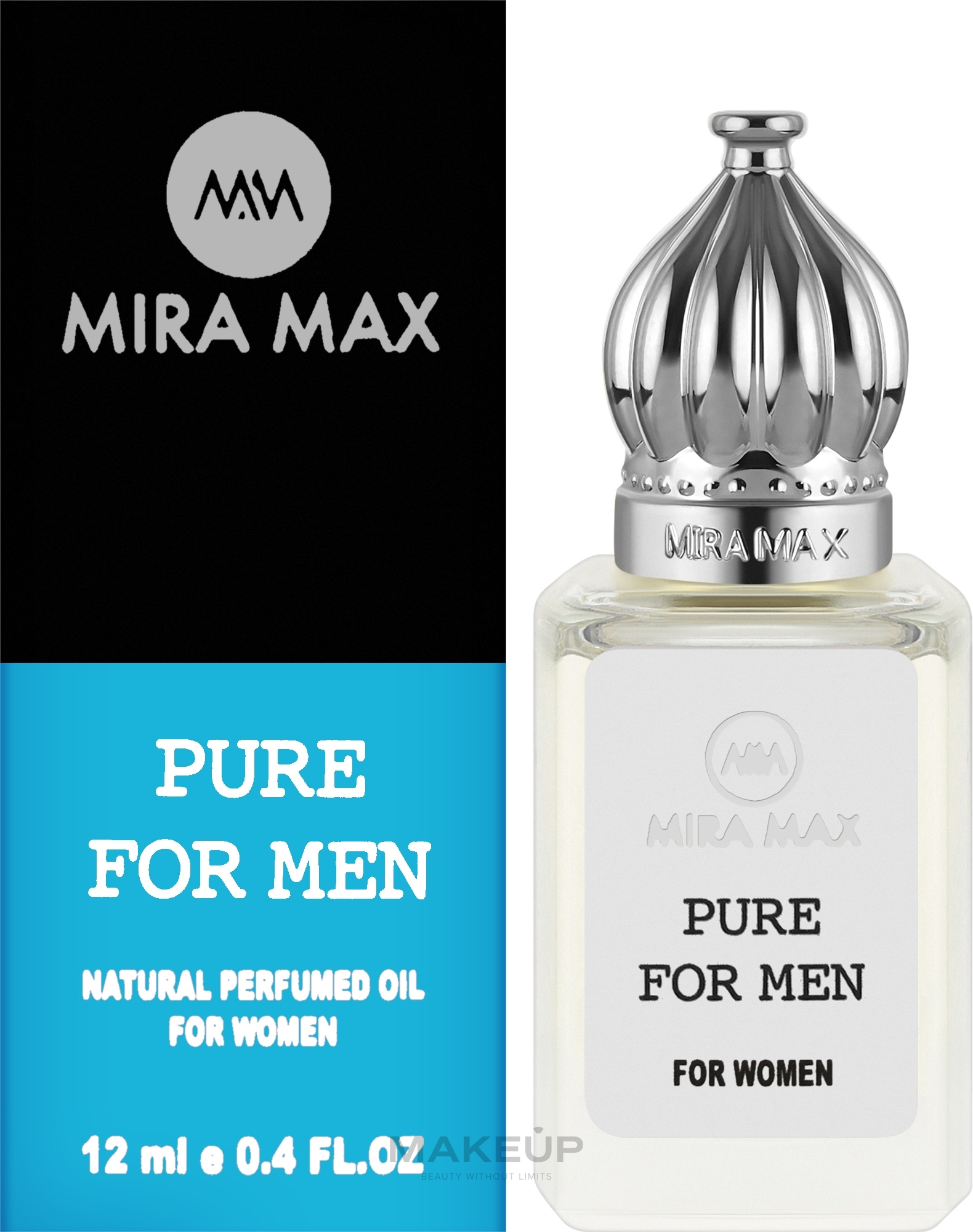 Mira Max Pure For Men - Парфюмированное масло для мужчин — фото 12ml