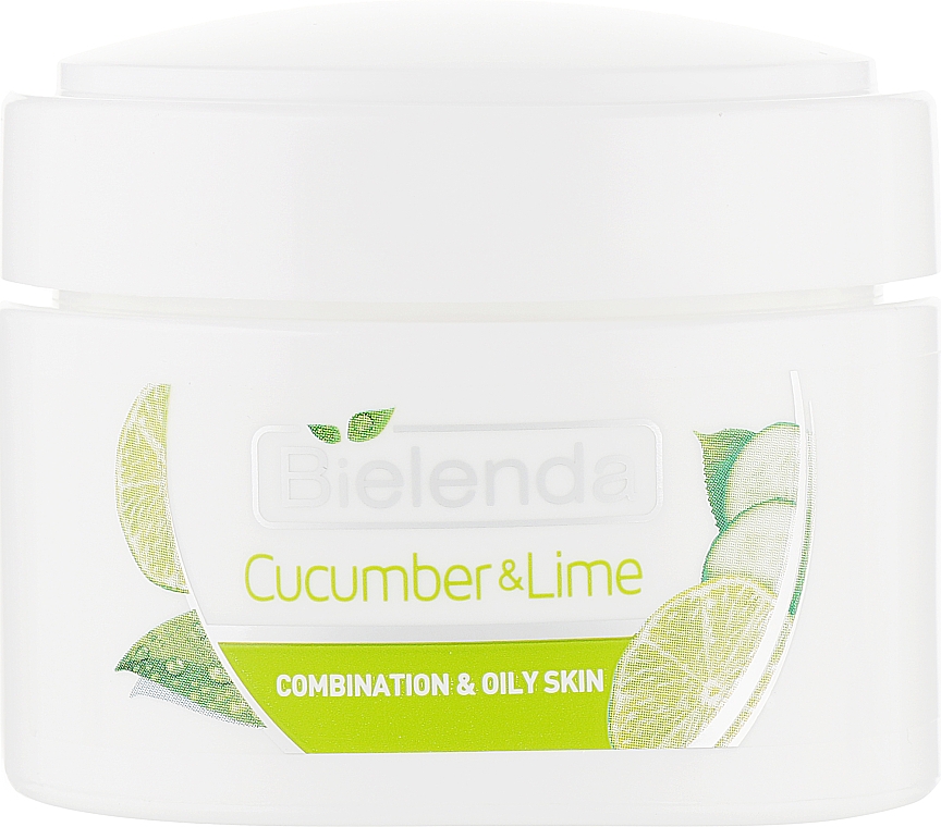 Крем для обличчя - Bielenda Bouquet Nature Cucumber & Lime Moisturizing Mattifying Cream — фото N2