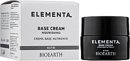 Живильний крем для обличчя на основі масла ши - Bioearth Elementa Base Cream Nutri — фото N2