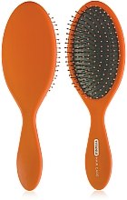 Массажная щетка для влажных волос, оранжевая - Titania — фото N1