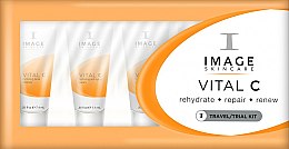 Духи, Парфюмерия, косметика Набор - Image Skincare Vital C (f/mask/7.4ml + cleanser/7.4ml + f/cr/7.4ml + f/cr/7.4ml + ser/7.4ml)