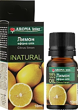 Ефірна олія "Лимон" - Aroma Inter — фото N4