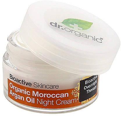Нічний крем для тіла "Марокканська арганова олія" - Dr. Organic Bioactive Skincare Organic Moroccan Argan Oil Night Cream — фото N1