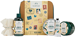 Парфумерія, косметика Набір, 6 продуктів - The Body Shop Soothe & Smooth Almond Milk Big Gift Christmas Gift Set