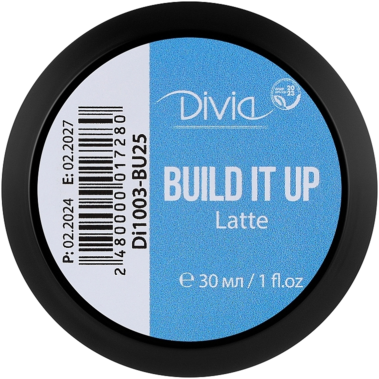 Жидкий гель для ногтей "Build It Up", Di1003 (30 мл) - Divia Build It Up Gel Di1003 (30 ml) — фото N2