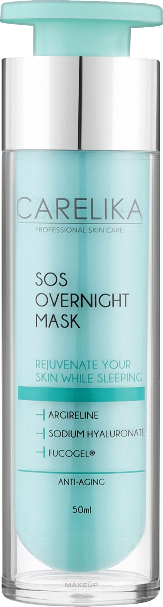 Маска для обличчя - Carelika SOS Overnight Mask — фото 50ml