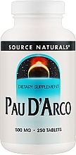 Духи, Парфюмерия, косметика Диетическая добавка "Pau D’Arco", 500 мг - Source Naturals Pau D’Arco