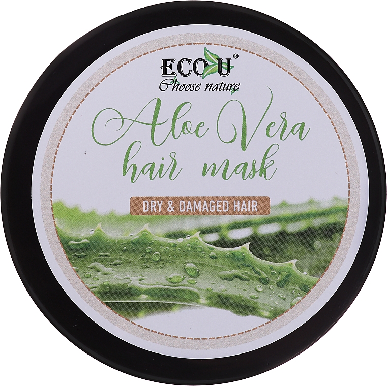 Маска для сухих и поврежденных волос - Eco U Aloe Mask — фото N1