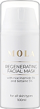 Парфумерія, косметика Маска для обличчя з ніацинамідом 5% та бетаїном 5% - Mola Regenerating Facial Mask