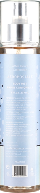 Міст для тіла - Aeropostale Starry Night Musk + Peony Fragrance Body Mist — фото N2