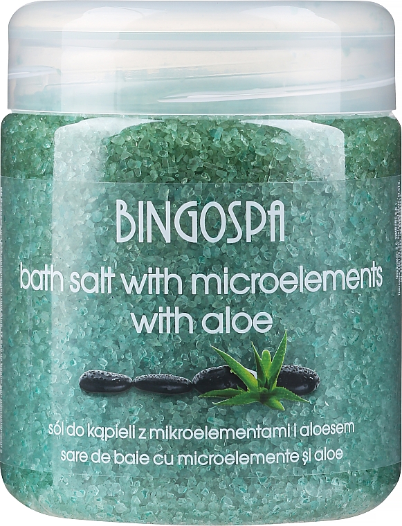 Соль для ванны с микроэлементами и алоэ вера - BingoSpa