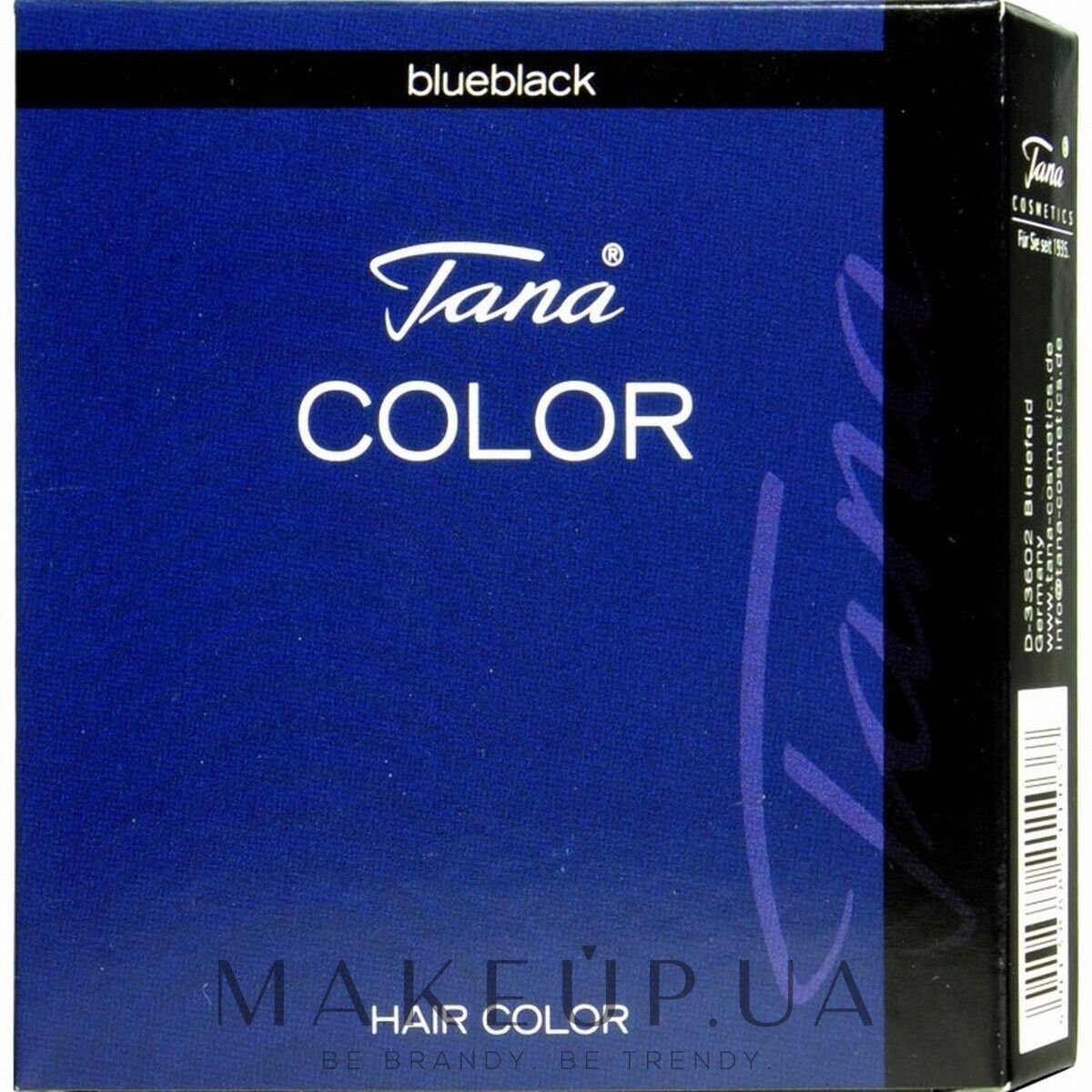 Набор для окрашивания ресниц и бровей - Tana Cosmetics Color Set — фото Blueblack