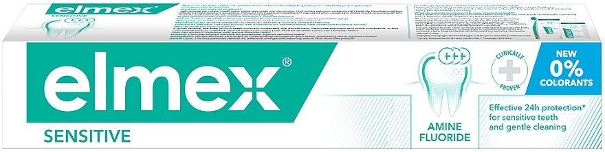 УЦЕНКА Зубная паста "Элмекс" для чувствительных зубов с аминофторидом - Elmex Sensitive * — фото N3